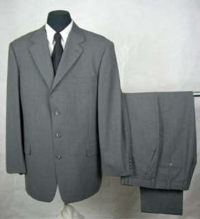 PERRY ELLIS PORTFOLIO Mens SUPER 100s PURE WOOL Suit size 42 L  