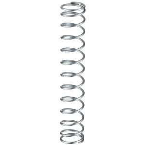 Music Wire Compression Spring, Steel, Inch, 0.42 OD, 0.038 Wire Size 