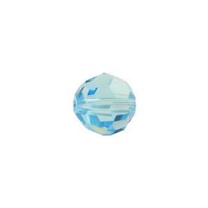  Swarovski® 6mm Round Crystal Beads Aquamarine Style #5000 