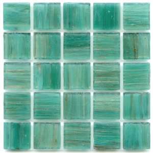   Glass Green Mosaic Tile Kitchen, Bathroom Backsplash Tiling Tiling