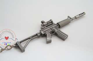 Cross Fire M4A1 S MINIATURE Automatic rifle Gun KeyChain ring 