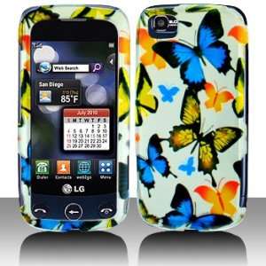 Premium   LG GS505/Sentio Butterfly Cover   Faceplate   Case   Snap On 