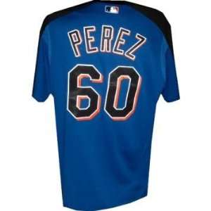  Perez #60 Mets Game Used Spring Training Batting Practice 