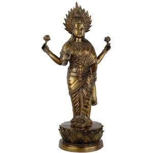  Standing Lakshmi Goddess of Luck and Prosperity   Large 