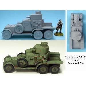  28mm Modern Lanchester 6 x 4 Mk. II Armoured Car Toys 