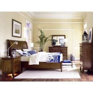  Lansford Park Rockport Sleigh Storage Bedroom Set in 