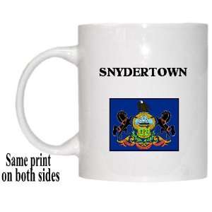    US State Flag   SNYDERTOWN, Pennsylvania (PA) Mug 