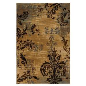  Townhouse Rugs Mitate Beige 8 Feet by 11 Feet Area Rug 