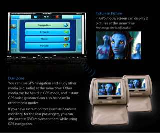 Car DVD Player/GPS/Bluetooth /Ipod/3D Interface/TV  