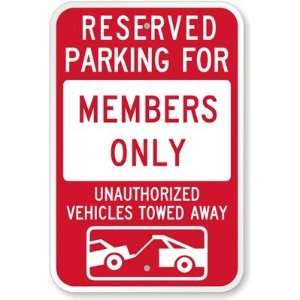   Towed Away (with Car Tow Graphic) High Intensity Grade Sign, 18 x 12