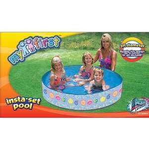   inches Instant Set Pool Aqua Leisure Kiddie Pools Toys & Games