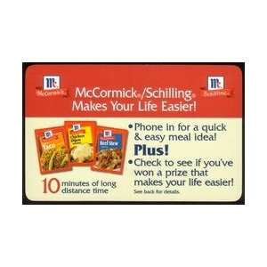    10m McCormick / Schilling Taco Seasoning, Chicken Dijon, Etc. USED