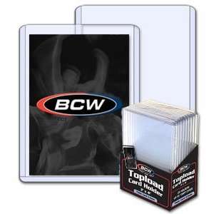 Lot of 330 BCW 3.5mm 138 pt. Thick / Memorabilia Card Topload Holders