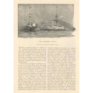  1893 British Navy Battleships Rodney Iris Ramillies 
