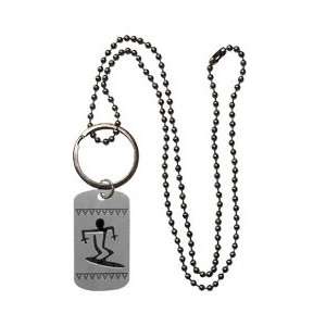 Dog Tag Necklace / Key Chain / Surf Rider 