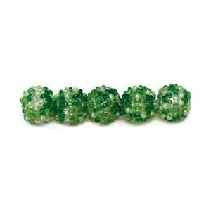 Cousin Beyond Beautiful Glass Beads 14mm Beaded Bead Lime 8/Pkg 4750 