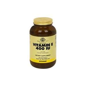 Vitamin E 400 IU Alpha   Helps minimize the effects of free radicals 