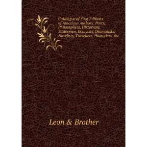  , Travellers, Humorists, &c Leon & Brother  Books
