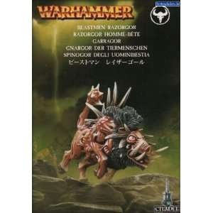  Beastmen Razorgor Warhammer Fantasy Toys & Games