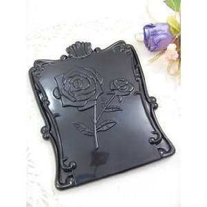   Hot Sell Butterfly Rose Folding Large Square Make up Mirror Beauty