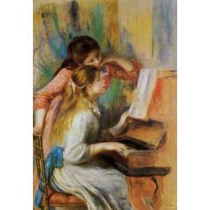   Paintings Girls at the Piano Oil Painting Canvas Art