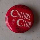 Culture Club Boy George vintage pin button set of 2  