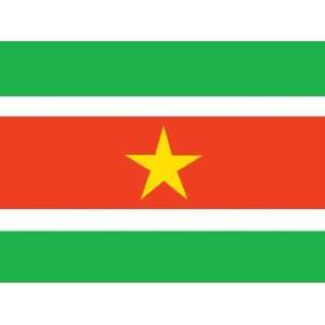 SURINAME FLAG 