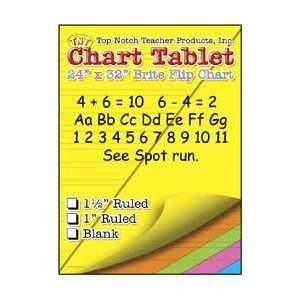  5 Pack TOP NOTCH TEACHER PRODUCTS CHART TABLETS 24X32 