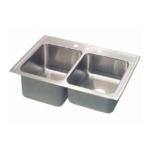   Elkay STLR3322L2 top mount double bowl kitchen sink