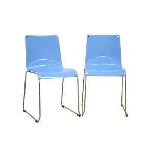  Lino Blue Dining Chair (Set of 2) Furniture & Decor
