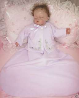 Designer Sleeper with Matching Jacket for Reborn Baby  