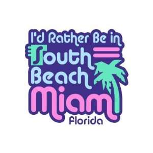  South Beach Miami Fridge Magnet