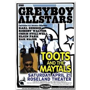   Poster   B Concert Flyer   Toots and the Maytals