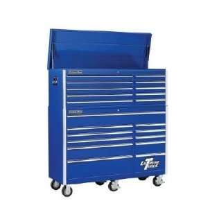 21 Drawer Professional Rolling Tool Cabinet Tool Chest Combo (Blue)