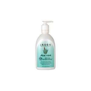 Aloe Vera Satin Soap With Pump   16 oz., (Jason Natural Products)