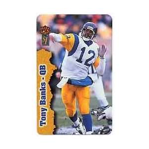   Sports $1. Tony Banks, Quarterback (Card #13 of 50) 