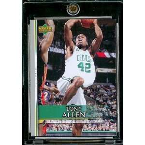  08 Upper Deck First Edition # 85 Tony Allen   NBA Basketball Trading 
