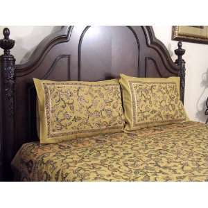  Vibrant Floral Luxurious Bedding 3P Indian Cotton Bedroom 