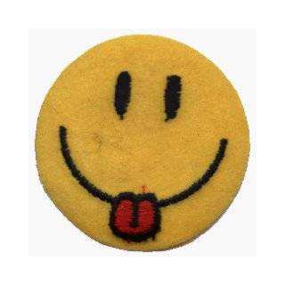  Happy Face with Tongue Sticking Out   Embroidered Iron On 