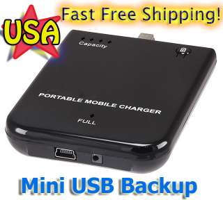   Portable Mobile Charger Backup Battery for Smart Cell Phone 2800 mAh