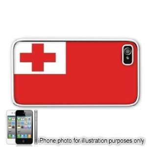  Tonga Tongan Flag Apple Iphone 4 4s Case Cover White 