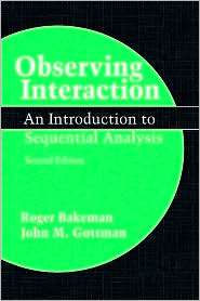   Analysis, (0521574277), Roger Bakeman, Textbooks   