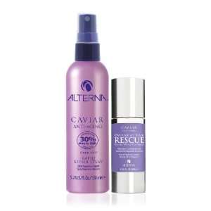  Alterna Rapid Repair Spray and Overnight Rescue AM/PM Kit Beauty