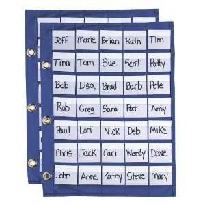  Pacon  Classroom Seating Chart w/35 Pockets, 100 Blank 