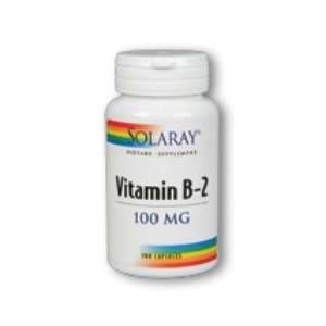 Vitamin B 2 100 Caps 100 Mg ( Riboflavin )   Solaray