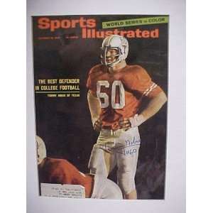 Tommy Nobis Autographed October 18, 1965 Sports Illustrated Magazine 