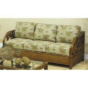   Rattan and Wicker Sofa by Hospitality Rattan