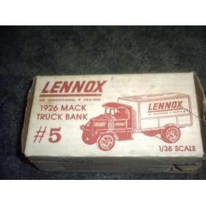  Lennox 1926 Mack Truck Bank Number 5 