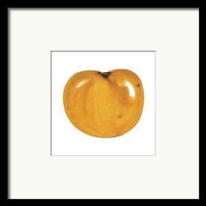  Translucent Fruit Photograph Yellow Tomato. Framed, 12 x 