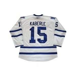  Tomas Kaberle Autographed/Hand Signed Pro Jersey Sports 